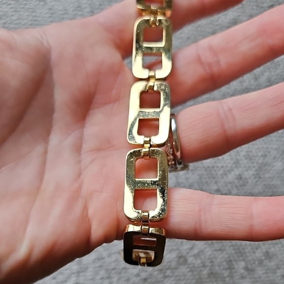 Christian Dior Vintage CD 18k Gold Plated Bracelet - Picture 5 of 10
